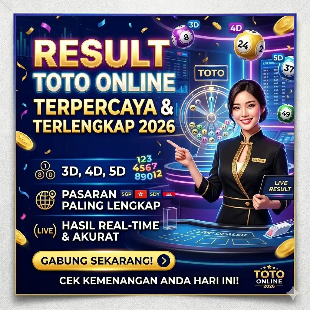 LEKTOTO : Result Toto Online 3D, 4D, 5D Terpercaya Dengan Pasaran Paling Lengkap 2026